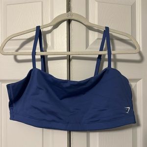 Court Blue Gymshark Bandeau Sports Bra XXL
